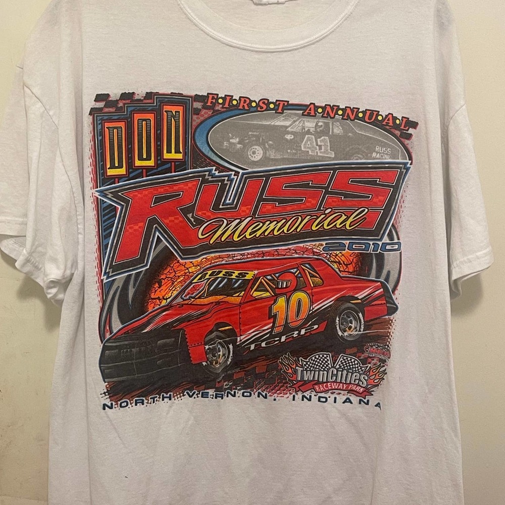 2010 Don Russ Memorial North Vernon‎ Indiana Racing Shirt Twin Cities Raceway